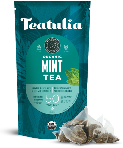 Mint Tea 50 Count Pyramid Tea Bags